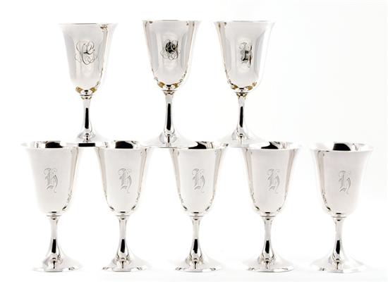 American sterling goblets 6 Steiff 135d9c