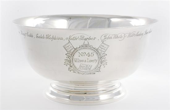 Gorham sterling Sons of Liberty bowl