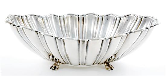 Reed & Barton sterling footed centerbowl