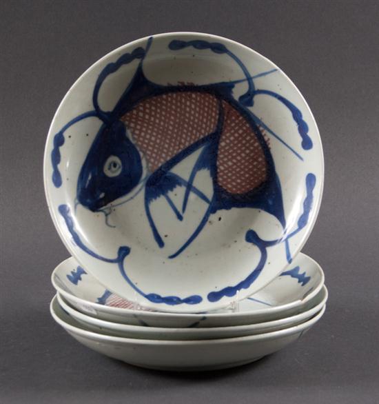 Set of four Chinese porcelain plates 135e7c
