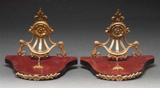 Pair of Louis XVI style gilt metal 135ec8