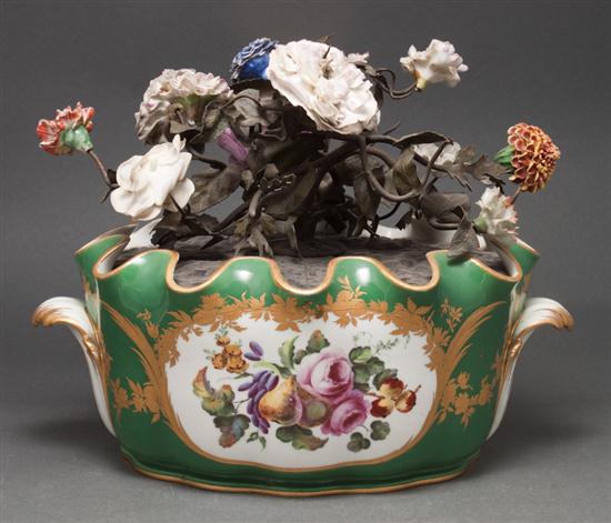 French floral painted porcelain 135eca