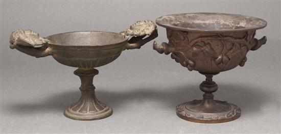Two Archaic style bronze vessels
