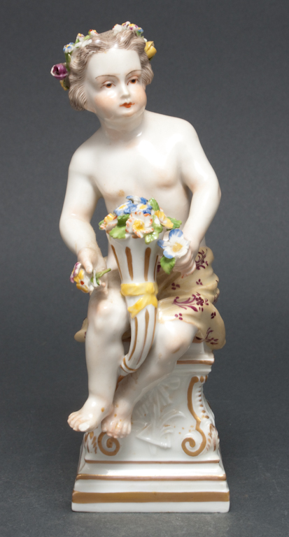 Ludwigsburg porcelain putti figure
