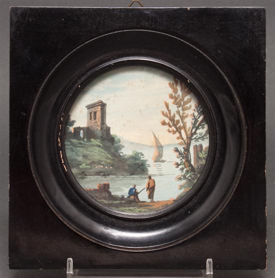 Italian School 19th century. River View