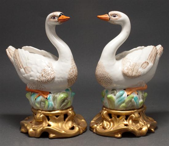 Pair of Mottahedeh Italian porcelain 135f12