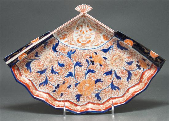 Japanese Imari porcelain fan shape 135f38