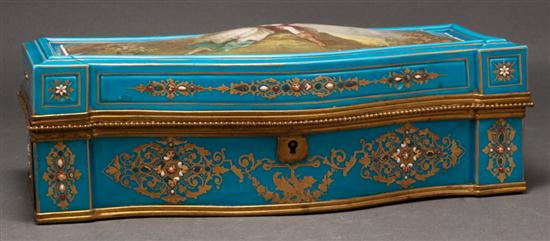 French probably Sevres gilt metal mounted 135f4b