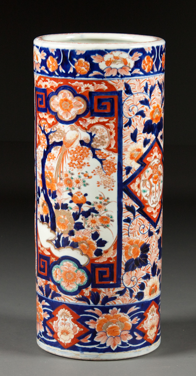 Japanese Imari porcelain umbrella