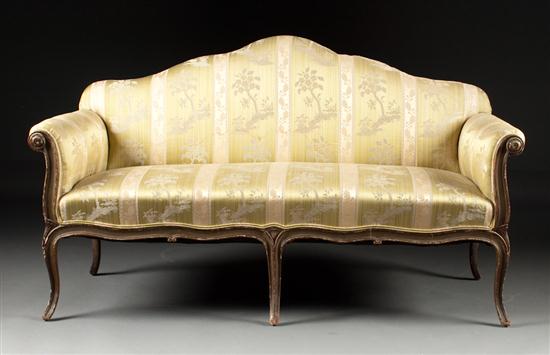 Louis XV style carved and painted