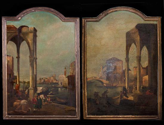 Italian School 18th century Capriccio 136010