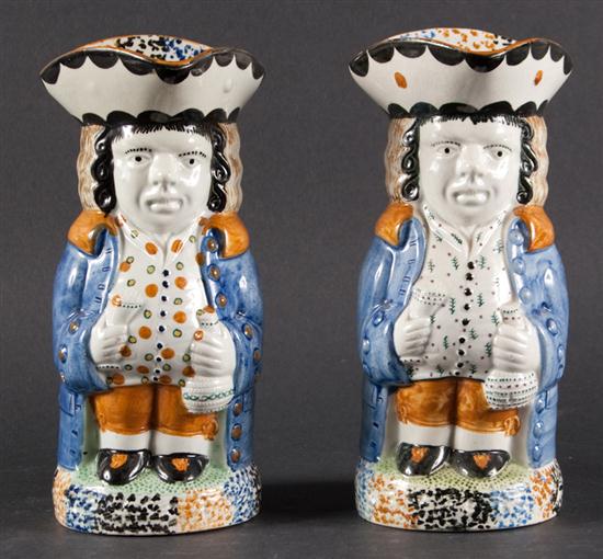 Pair of Staffordshire pearlware 136086
