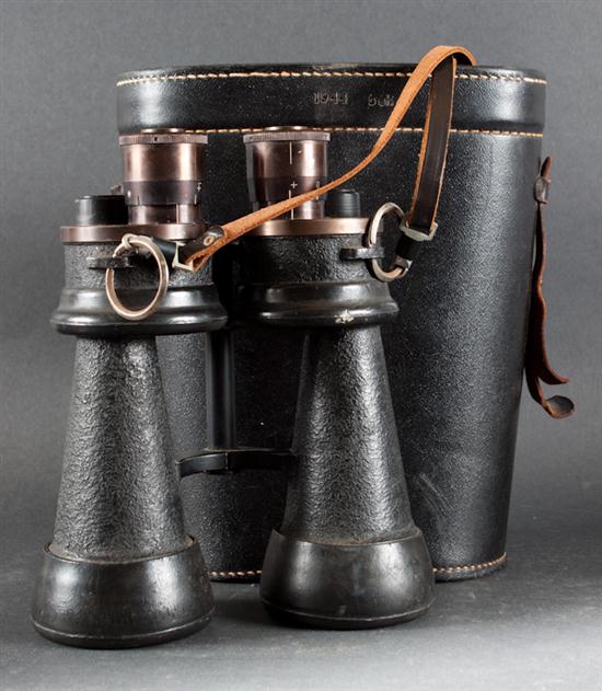 Pair of German field artillery binoculars