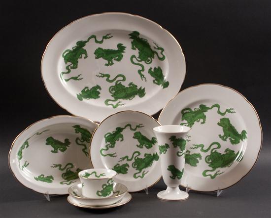 Wedgwood transfer decorated china 43-piece