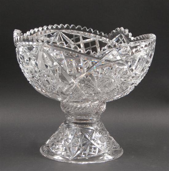 American Brilliant Star period cut glass