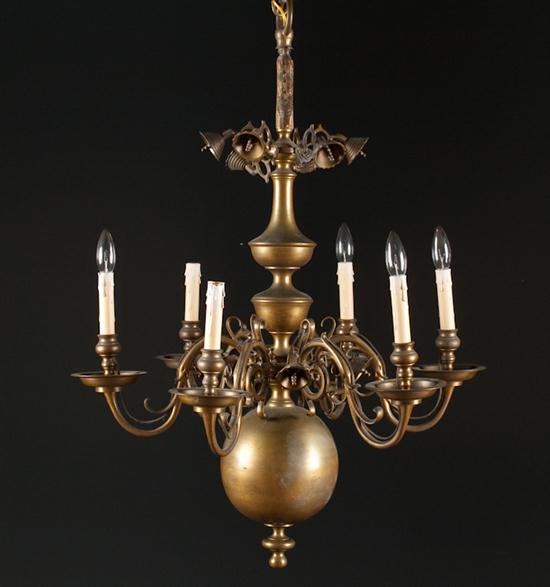 Dutch Baroque style cast brass 1360c4