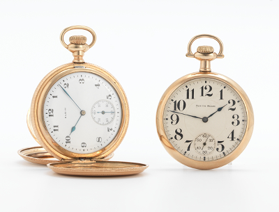 Two Pocket Watches Elgin and South 133a22