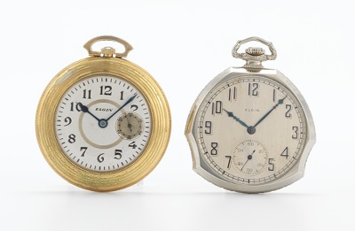 Two Open Face Pocket Watches by