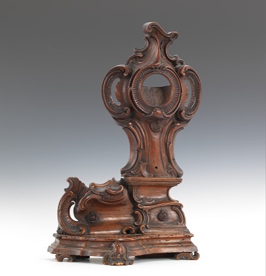 A Carved Wood Watch Holder Rococo 133a3e