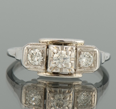 A Ladies Art Deco Diamond Ring 133a99