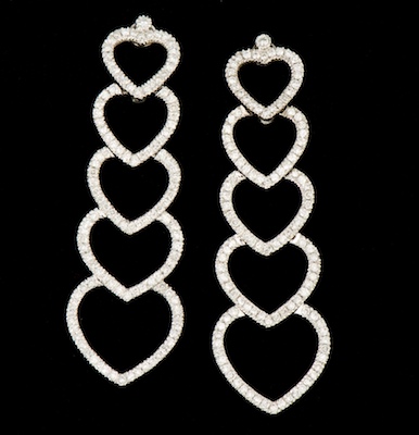 A Pair of 18k Gold and Diamond 133ac3