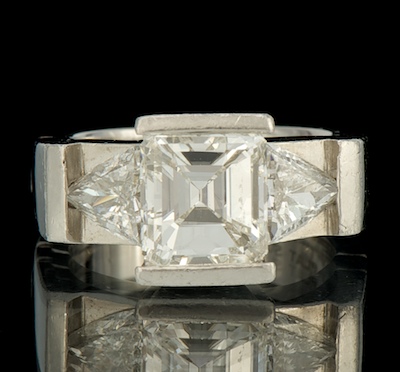 A Ladies Platinum and 2 10 Carat 133b01