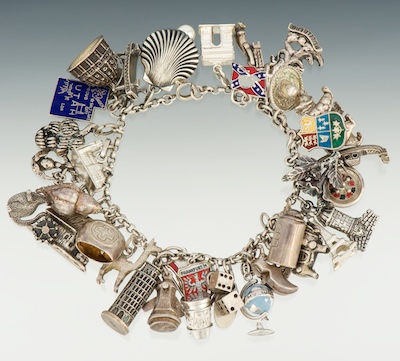 A Sterling Silver Charm Bracelet 133b45