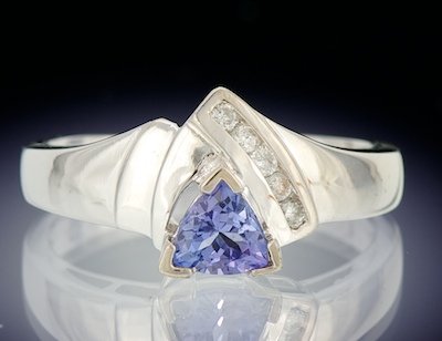 A Ladies' Tanzanite and Diamond