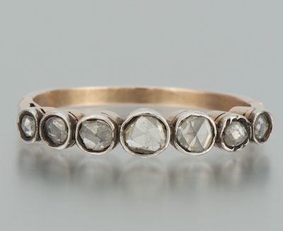 A Ladies' Rose Cut Diamond Ring