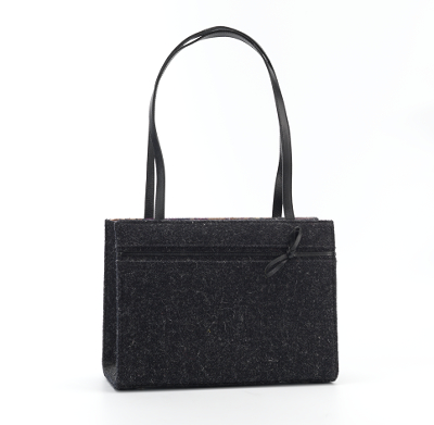 A Kate Spade Wool and Leather Handbag