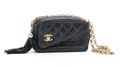 A Chanel Black Leather   133bdd