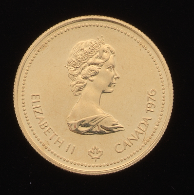  100 00 Canadian 1976 Gold Olympic 133bdf