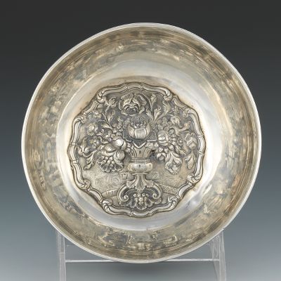 A Silver Presentation Bowl Heavy 133bef