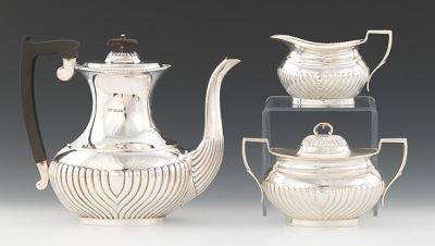 Georgian Sterling Silver Tea Service 133bf0