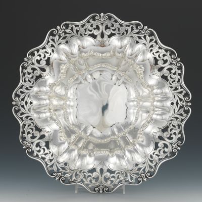 A Sterling Silver Reticulated Center 133bf1