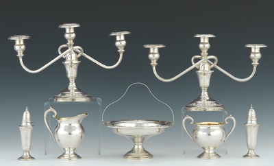 A Collection of Sterling Silver Serving