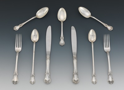 Nine Pieces of Sterling Silver Flatware