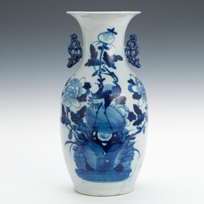 A Blue and White Glazed Porcelain Vase