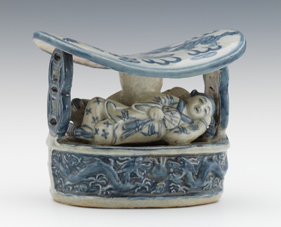 A Chinese Blue and White Newlyweds  133c81