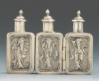 A Chinese Silver Triple Perfume 133ca5