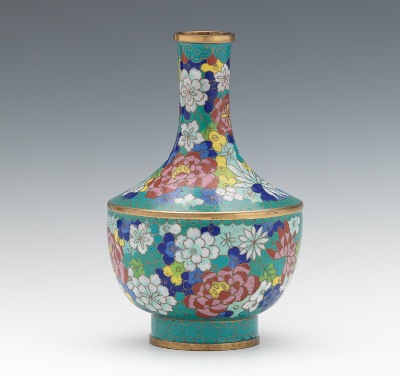 A Chinese Cloisonne Vase Cloisonne enamel