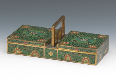 A Chinese Cloisonne Double Box 133cac