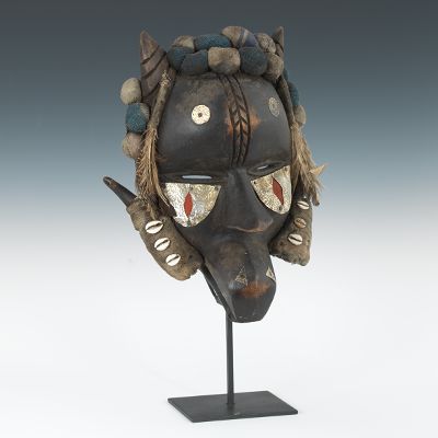 Ceremonial Mask Dan Tribe Ivory 133ccc