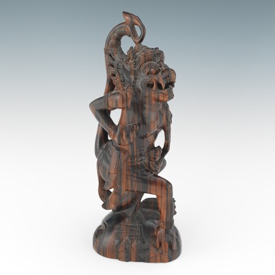 Carved Rosewood Figure of Hanuman
