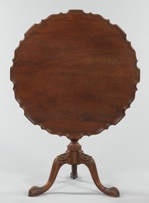 A Chippendale Style Pie Crust Tea Table