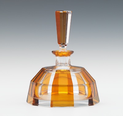 A Faceted Glass Perfume Bottle 133d1a