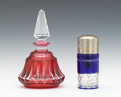 A Val St. Lambert Perfume Bottle