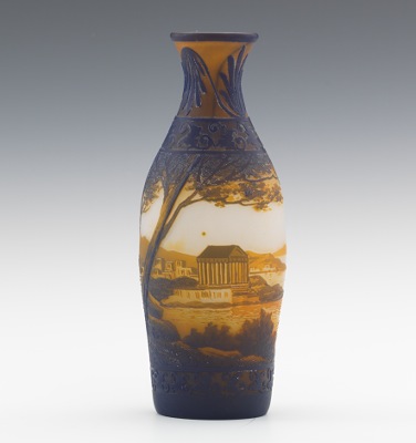 Devez Tapered Cameo Glass Vase 133d39