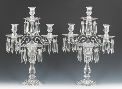 A Pair of American Molded Glass