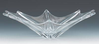 A Modernist Shape Daum Crystal